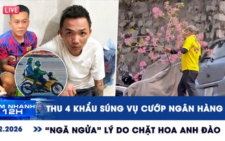 Xem nhanh 12h: Thu 4 khẩu súng vụ cướp ngân hàng ở Gia Lai | 'Ngã ngửa' lý do chặt hoa anh đào