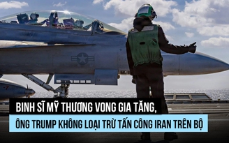 Thêm lính Mỹ thiệt mạng, ông Trump không loại trừ đưa quân vào Iran