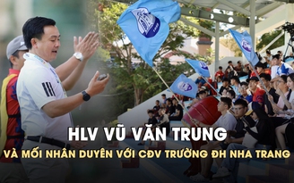 HLV Vũ Văn Trung và mối nhân duyên với CĐV Trường ĐH Nha Trang