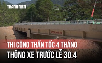 Đà Lạt sắp thông xe cầu cạn trên đèo Mimosa: Hết thời thấp thỏm vì sạt lở