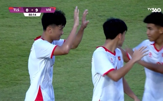 U.17 Việt Nam thắng đậm Timor Leste 10-0, Nguyễn Lực và Văn Dương tỏa sáng