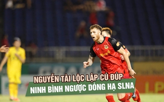 Nguyễn Tài Lộc lập cú đúp, Ninh Bình ngược dòng hạ SLNA trên sân Vinh