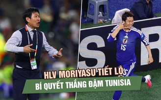 HLV Moriyasu tiết lộ bí quyết thắng đậm Tunisia: Nhật Bản mạnh vì không phụ thuộc bất kỳ ngôi sao nào