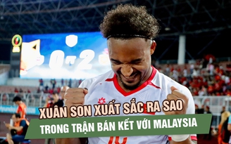 Xuân Son xuất sắc ra sao trong trận bán kết với Malaysia?