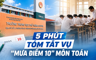 5 phút tóm tắt toàn cảnh vụ 'mưa điểm 10' môn Toán ở Tuyên Quang
