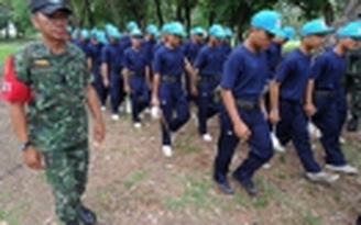 Thái Lan đưa học sinh "cá biệt" vào trại huấn luyện quân đội