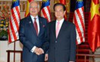 Thủ tướng Nguyễn Tấn Dũng hội đàm với Thủ tướng Malaysia