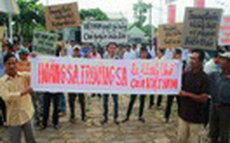 Ngư dân Quảng Nam mít tinh phản đối Trung Quốc xâm phạm chủ quyền