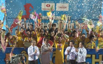 SLNA Vô địch giải U21Báo Thanh Niên 2012