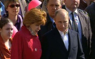 Putin và Medvedev tuần hành ngày Quốc tế Lao động