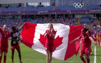 Bóng đá nữ Olympic2012: Canada vs Pháp 1 - 0
