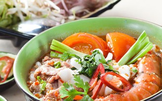 Bún súng giàu sắc vị Bún súng giàu sắc vị