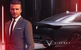David Beckham tham dự lễ ra mắt xe VinFast tại Paris Motor Show 2018