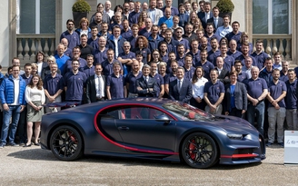 Bugatti xuất xưởng siêu xe Chiron thứ 100, giá bán 3,4 triệu USD