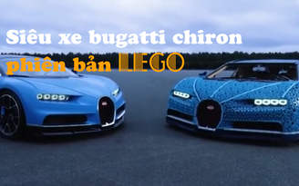 Bạn có dám lái siêu xe Bugatti Chiron bằng... Lego?