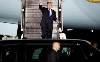 Tổng thống Mỹ Donald Trump đến Singapore dự thượng đỉnh Mỹ - Triều