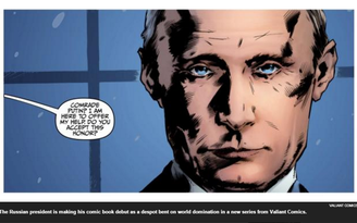 Tổng thống Putin hóa nhân vật phản diện trong truyện tranh Mỹ