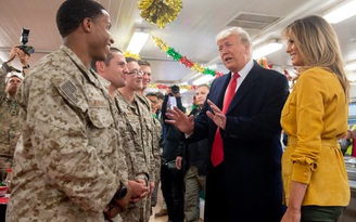 Tổng thống Donald Trump bất ngờ đến Iraq
