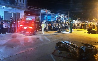 Ô tô ‘điên’ tông hàng loạt xe máy, 2 người tử vong: Bắt giam tài xế