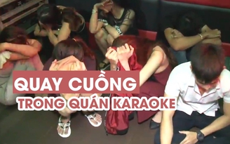 Hàng trăm người quay cuồng nhảy múa trong quán karaoke có chứa ma túy