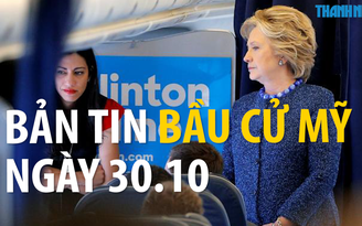 Bản tin bầu cử Mỹ ngày 30.10: Hillary chỉ dẫn trước Trump 2 điểm; Đại cử tri, họ là ai?