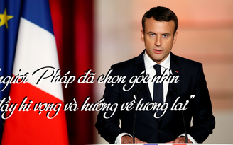 Tân tổng thống Pháp Emmanuel Macron nhậm chức