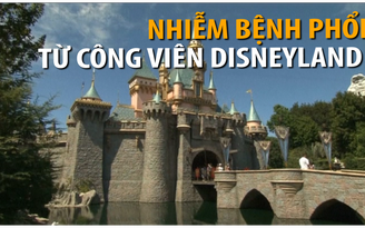 Nhiễm bệnh phổi từ công viên Disneyland