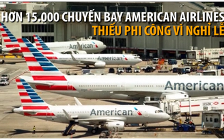 Mỹ: Hơn 15.000 chuyến bay thiếu phi công trong kỳ nghỉ lễ