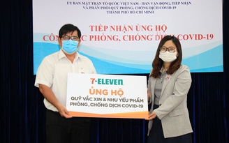 7-Eleven chung tay ủng hộ Quỹ vắc xin và nhu yếu phẩm chống dịch Covid-19 7-Eleven chung tay ủng hộ Quỹ vắc xin và nhu yếu phẩm chống dịch Covid-19
