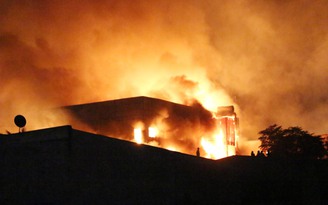Công ty gỗ chìm trong biển lửa