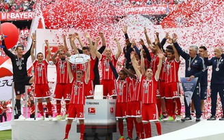 Bayern vô địch và con số ấn tượng nhất Bundesliga 2016-2017