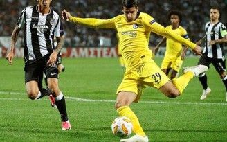 Europa League: Chelsea thắng tối thiểu, Alvaro Morata bị CĐV nhà chỉ trích