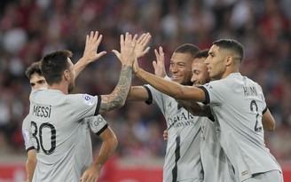 Messi, Neymar và Mbappe giúp PSG ‘hủy diệt’ Lille 7 bàn thắng tại giải Ligue 1