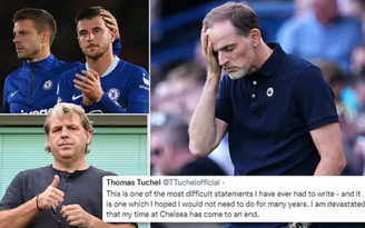 HLV Thomas Tuchel thừa nhận bị sốc khi Chelsea sa thải