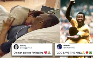 Thế giới bóng đá cầu nguyện cho ‘Vua bóng đá’ Pele