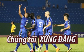 HLV Nguyễn Thanh Sơn: "Chiến thắng của chúng tôi hoàn toàn xứng đáng"