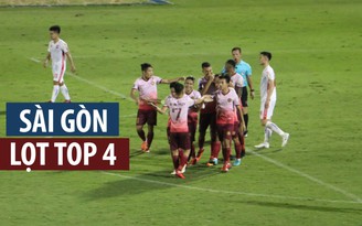 Sài Gòn lọt vào top 4 sau trận thắng Hải Phòng