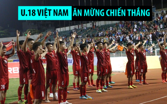 Cổ động viên nhiệt tình, U.18 Việt Nam thắng trận đầu tiên
