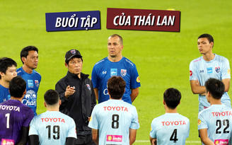“Do thám” một buổi tập của đội tuyển Thái Lan