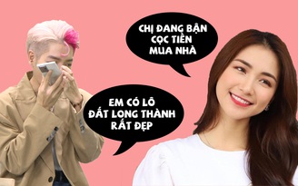 Đức Phúc giả làm nhân viên rao đất nền, phát hiện Hòa Minzy đang đi cọc tiền nhà