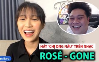Bắt trend 'Chị ong nâu' trên nền nhạc Gone của Rosé (BlackPink), Han Sara khiến Yuno Bigboi trầm trồ