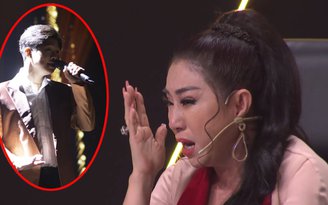 Thoại Mỹ bật khóc trước thí sinh có giọng hát giống Vũ Linh
