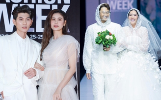Trương Quỳnh Anh xúc động chứng kiến đám cưới mùa dịch được tái hiện trên sàn diễn