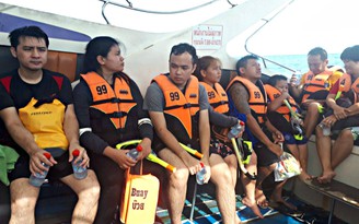 Lật tàu, 5 du khách tử nạn ở Thái Lan