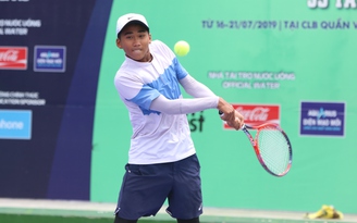 Vũ Hà Minh Đức quật ngã tay vợt Trung Quốc ở giải quần vợt trẻ ITF
