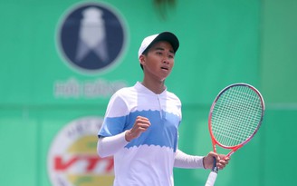Thắng tiếp tay vợt Mỹ, Vũ Hà Minh Đức vào chung kết quần vợt ITF Tây Ninh