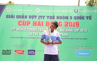 Vũ Hà Minh Đức đăng quang giải quần vợt ITF Tây Ninh