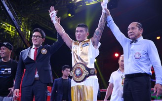 Nam vương boxing Việt Nam nã “combo” đòn hạ tay đấm Hàn Quốc