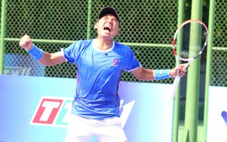 Hạ tay vợt Ấn Độ, Lý Hoàng Nam vào bán kết quần vợt nhà nghề Tây Ninh