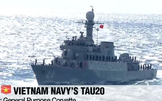 Việt Nam nhận tàu săn ngầm tại lễ duyệt binh ở Hàn Quốc